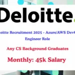 Deloitte Recruitment 2025